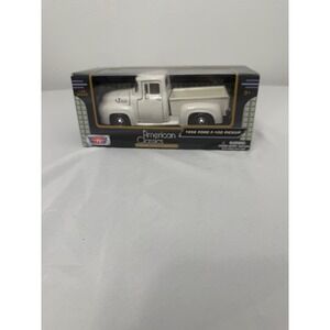 Motor Max 1956 Ford F-100 Pickup White 1:24 Diecast American Classics 73200